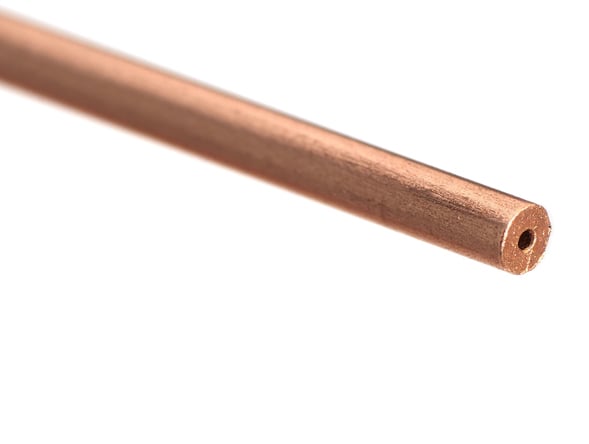 100PCS EDM Drilling Electrodes Single Channel Brass Tubes Ø0.3 X